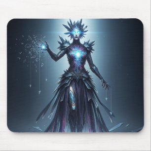Alfombrilla De Ratón Mousepad de bruja celeste para la vibrante mirada