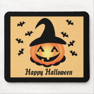 Alfombrilla De Ratón Mousepad de Bruja de Calabaza