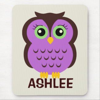 Alfombrilla De Ratón Mousepad de búho personalizado para niños