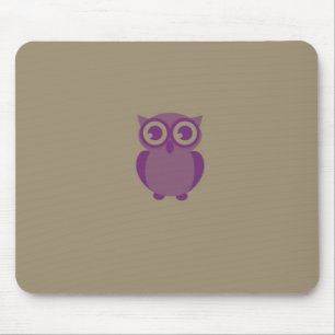 Alfombrilla De Ratón Mousepad de búho púrpura