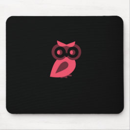 Alfombrilla De Ratón Mousepad de búho rosado
