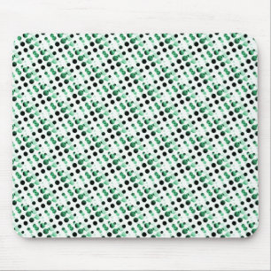 Alfombrilla De Ratón Mousepad de burbujas del Retro Verde Forestal