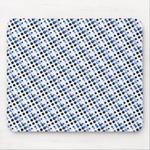 Alfombrilla De Ratón Mousepad de burbujas retro azul claro