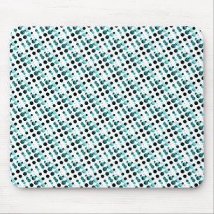 Alfombrilla De Ratón Mousepad de burbujas retro verde azuladas