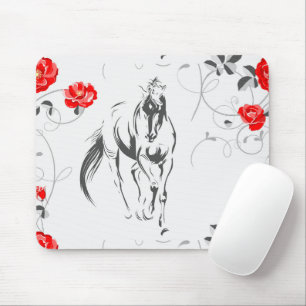 Alfombrilla De Ratón Mousepad de caballo barroco
