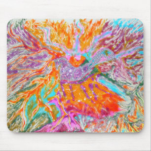 Alfombrilla De Ratón Mousepad de Caballo Lightning de Fuego