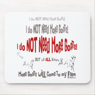 Alfombrilla De Ratón Mousepad de cabra dulce y divertida