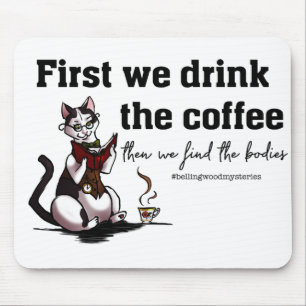 Alfombrilla De Ratón Mousepad de café y cuerpos