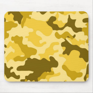 Alfombrilla De Ratón Mousepad de Camo Amarillo
