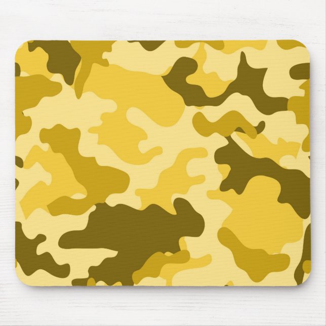Alfombrilla De Ratón Mousepad de Camo Amarillo (Frente)