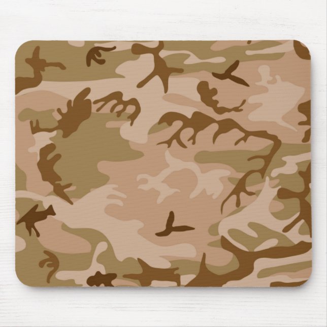 Alfombrilla De Ratón Mousepad de Camouflage de arena desértica (Frente)