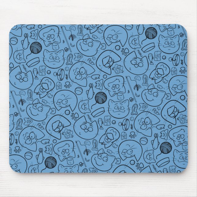 Alfombrilla De Ratón Mousepad de catástrofe, azul (Frente)