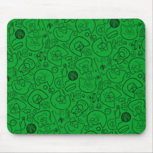 Alfombrilla De Ratón Mousepad de catástrofe, verde