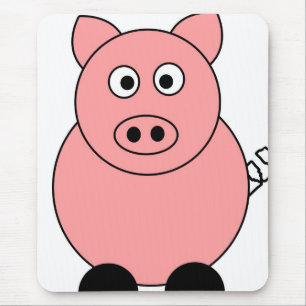 Alfombrilla De Ratón Mousepad de cerdo