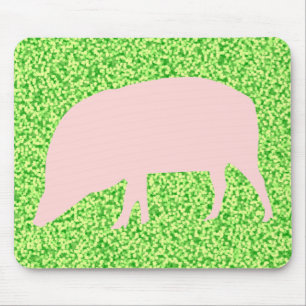 Alfombrilla De Ratón Mousepad de cerdo rosa