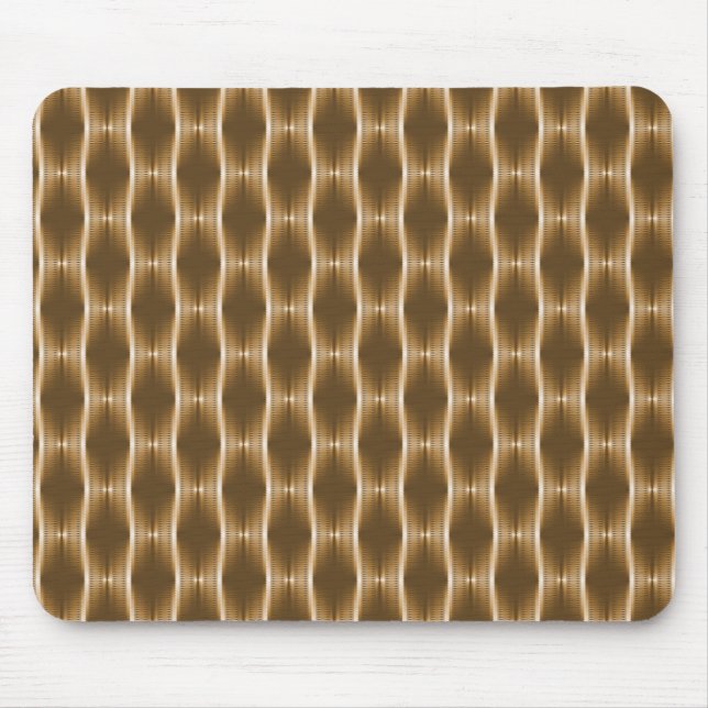 Alfombrilla De Ratón Mousepad de cintas metálicas de miel dorada (Frente)
