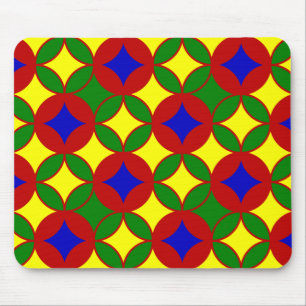 Alfombrilla De Ratón MOUSEPAD de Círculos primarios-02-COMPUTADORA