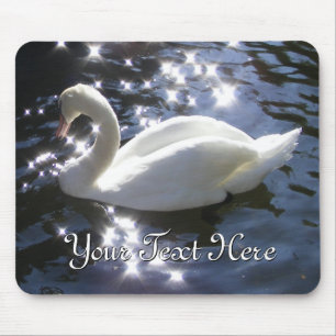 Alfombrilla De Ratón Mousepad de cisne Shimmering