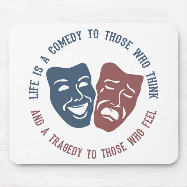 Alfombrilla De Ratón Mousepad de cita de LIFE (Frente)