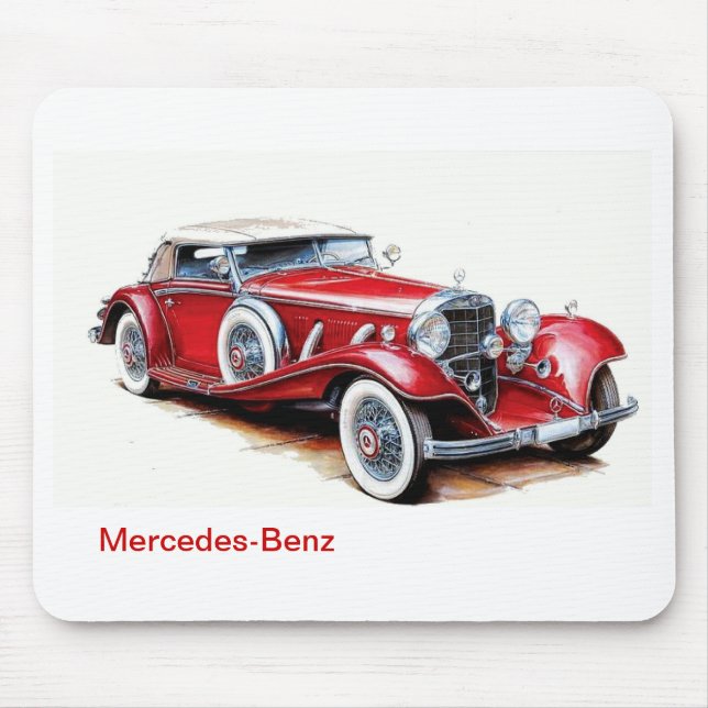 Alfombrilla De Ratón Mousepad de coche clásico (Frente)