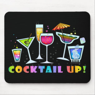 ALFOMBRILLA DE RATÓN MOUSEPAD DE COCKTAIL UP GLASSS