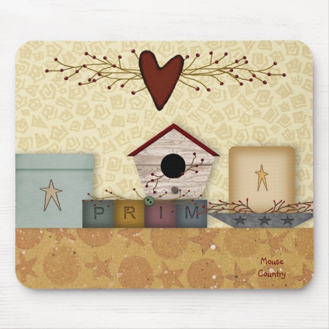 Alfombrilla De Ratón Mousepad de colección primitiva (Frente)