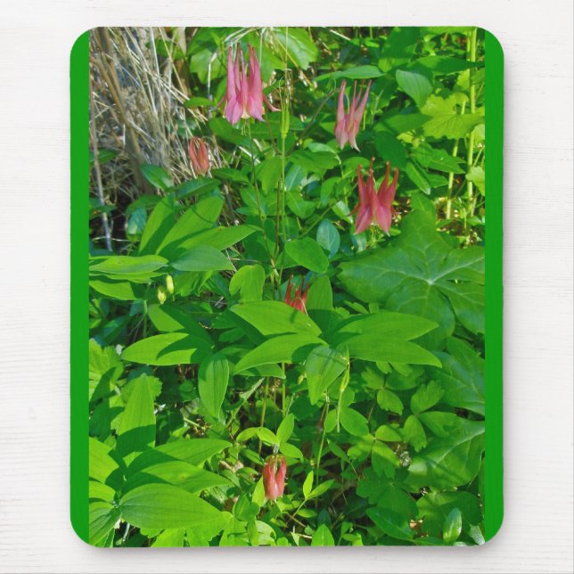 Alfombrilla De Ratón Mousepad de Columbine salvaje (Frente)