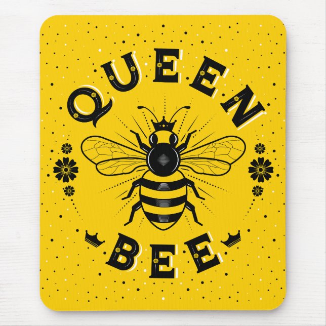 Alfombrilla De Ratón Mousepad de computadoras Queen Bee (Frente)
