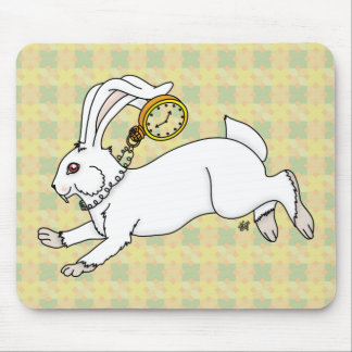 Alfombrilla De Ratón Mousepad de conejo blanco