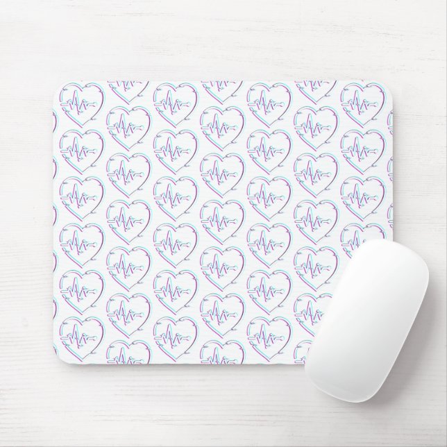 Alfombrilla De Ratón Mousepad de control del corazón (Con ratón)
