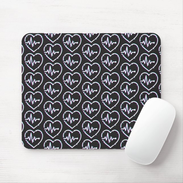 Alfombrilla De Ratón Mousepad de control del corazón (Con ratón)
