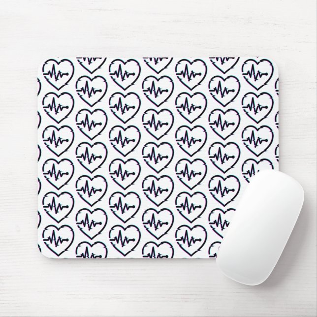 Alfombrilla De Ratón Mousepad de control del corazón (Con ratón)
