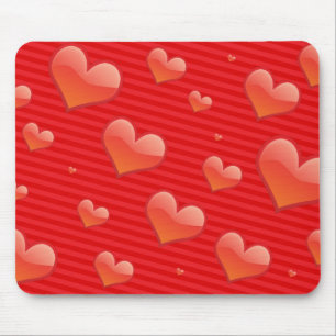 Alfombrilla De Ratón Mousepad de corazón rojo