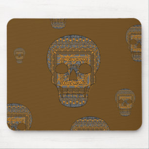 Alfombrilla De Ratón Mousepad de cráneo de Halloween