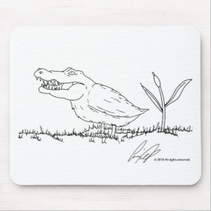 Alfombrilla De Ratón Mousepad de Crocoduck