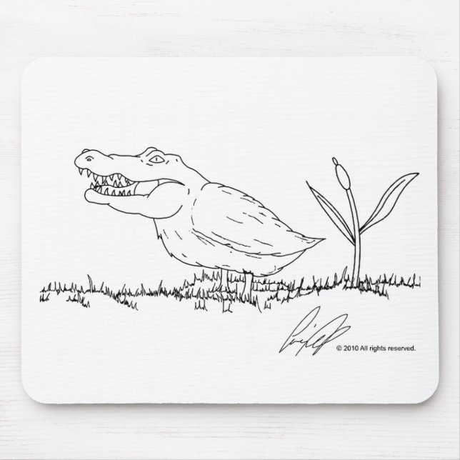 Alfombrilla De Ratón Mousepad de Crocoduck (Frente)