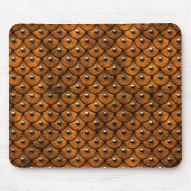 Alfombrilla De Ratón Mousepad de cuero trenzado (Frente)