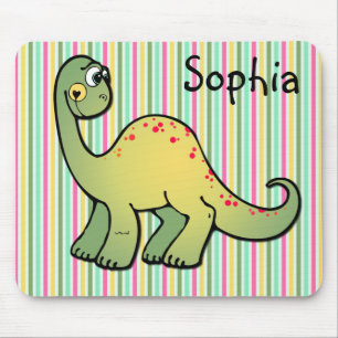 Alfombrilla De Ratón Mousepad de dinosaurio bebé lindo para un Chica