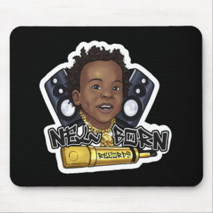 Alfombrilla De Ratón Mousepad de discos recién nacidos
