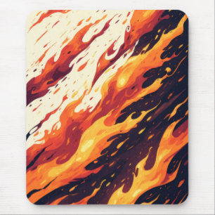 Alfombrilla De Ratón Mousepad de diseño de incendios estético