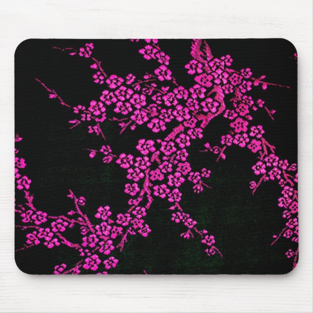Alfombrilla De Ratón Mousepad de diseño floral oriental (Frente)