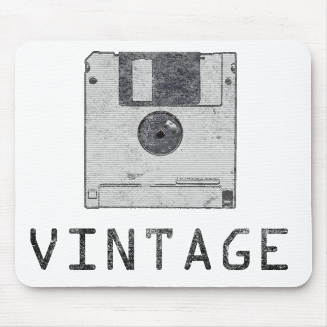 Alfombrilla De Ratón Mousepad de disquete de época (Frente)