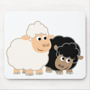 Alfombrilla De Ratón Mousepad de dos ovejas Personalizados