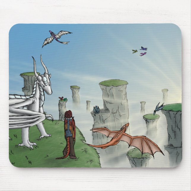 Alfombrilla De Ratón Mousepad de Draggonia (Frente)