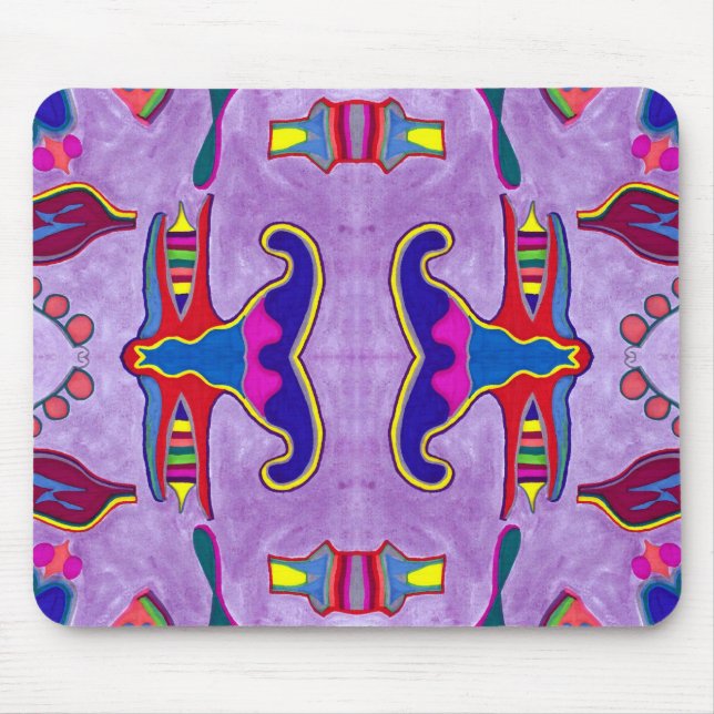 Alfombrilla De Ratón Mousepad de dragón morado (Frente)