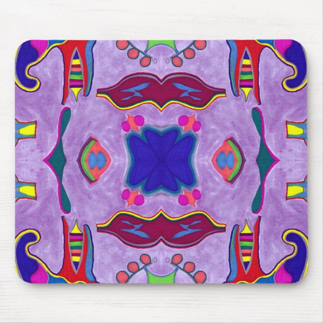 Alfombrilla De Ratón Mousepad de dragón morado (Frente)