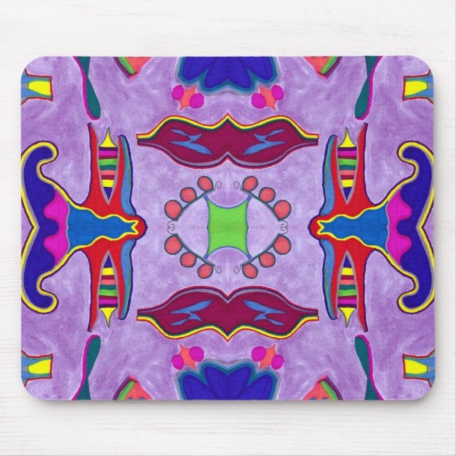 Alfombrilla De Ratón Mousepad de dragón morado (Frente)