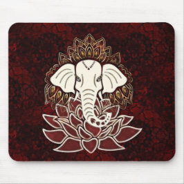 Alfombrilla De Ratón Mousepad de Elefante Blanco