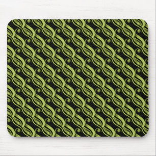 Alfombrilla De Ratón Mousepad de Encanto Verde Vivo Inalámbrico