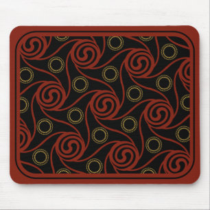 Alfombrilla De Ratón Mousepad de espiral laberíntica minoica